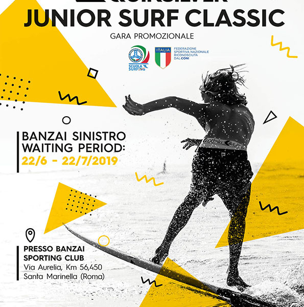 gara di surf junior banzai italia