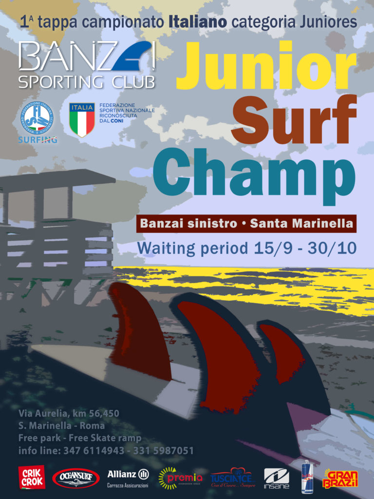 Junior surf champ poster
