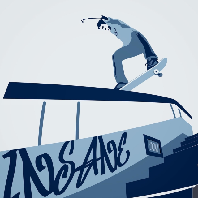 Have you had an insane day? #skateboard #vectorillustration #streetstyle #skate #insaneskateboarding #graphictees